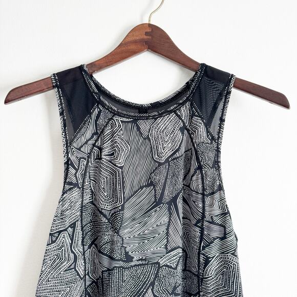 LULULEMON Sculpt Workout Tank Top Dottie Tribe White Black - Picture 4 of 9